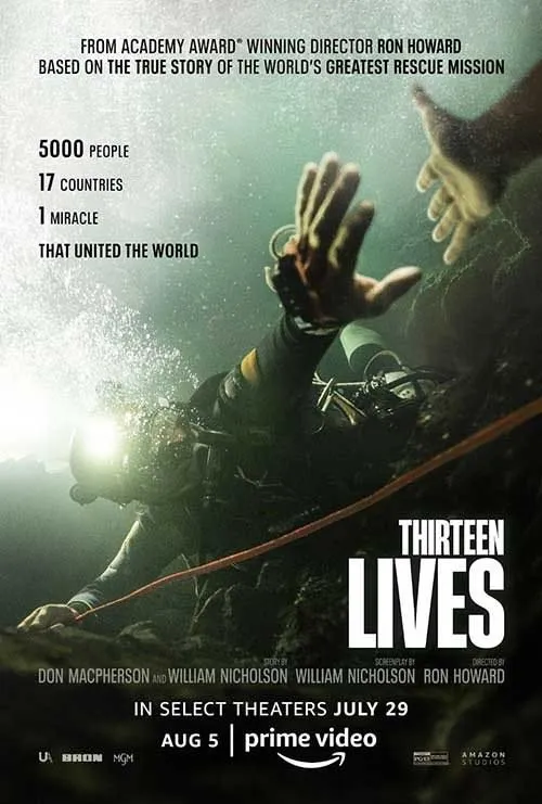 Thirteen Lives movie poster on edgetv